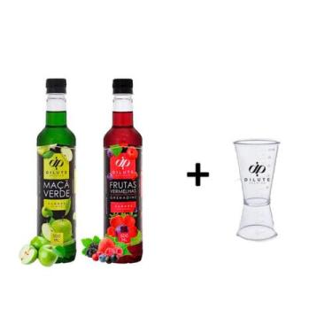 Imagem de Kit 2 Xaropes Dilute para Drink Soda Italiana Gin + Dosador - Dilute P