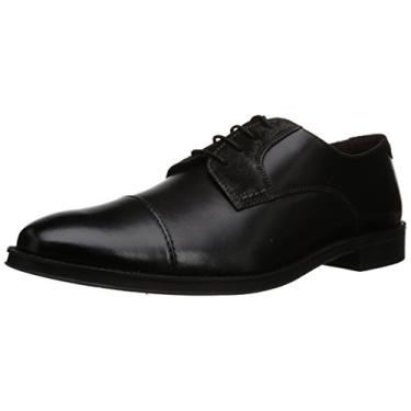 Imagem de Stacy Adams Sapato masculino de couro Oxford Caldwell, Preto, 12