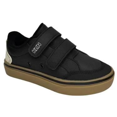 Imagem de Tênis Infantil Klin Preto Off White Taupe Aventura Segura, Preto, Off 