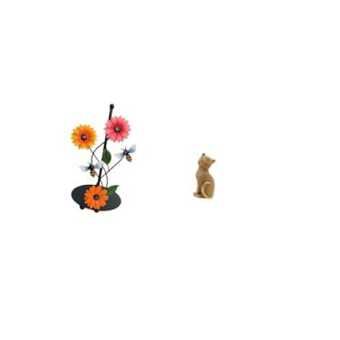 Imagem de Fenteer Porta-papel Toalha em Forma de Gato, Antiderrapante, Vertical, em Resina, Peça Decorativa Colecionável para Mesa, Ideal para Entrada, Estante, Sala de