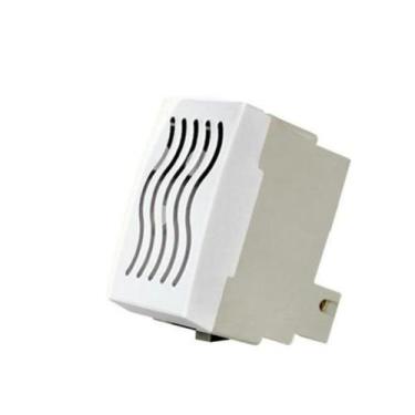 Imagem de Conjunto Margirius Sleek Módulo Campainha Cigarra 127V Branco PA016040