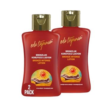 Imagem de Eda Taspinar Tan Extender Loção, extensor bronzeado sem sol de até 1 mês, todos os olhos em você!, tamanho de viagem (50 ml/50.3 ml) pacote com 2