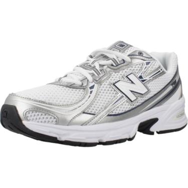 Imagem de New Balance 740v2 - Branco/Cinza Sombrio/Marinho, Branco/cinza sombra/azul marinho, 44 BR