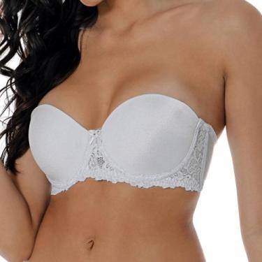 Imagem de Sutiã Bustiê Intenção DeMillus 67250, Branco, 44