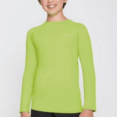 Imagem de Camiseta Selene Proteção UV 50+ Juvenil Unissex 24010.006, Amarelo neo