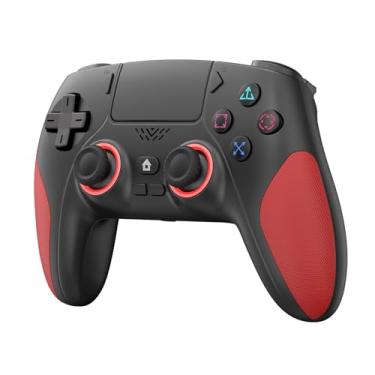 Imagem de IWGAME RGB Light Wireless Controller With Back Buttons, Gaming Controller with Hall Effect Joysticks & Triggers Support Programmable, Reamp, Turbo Functions, Dual Vibration, 3.5MM Audio Jack(Black)