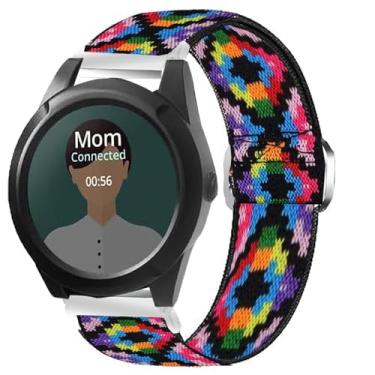 Imagem de Lamshaw Compatível com pulseiras de relógio AngelSense, pulseira de reposição ajustável de nylon elástico elástico de liberação rápida, acessórios compatíveis com relógio AngelSense Assistive