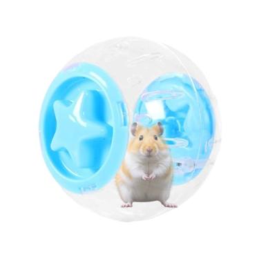 Imagem de Bola de hamster para animais de estimação pequenos | Brinquedo de roda de corrida com bola transparente, design de orifício de ventilação para atividades internas, diversão diária para animais de
