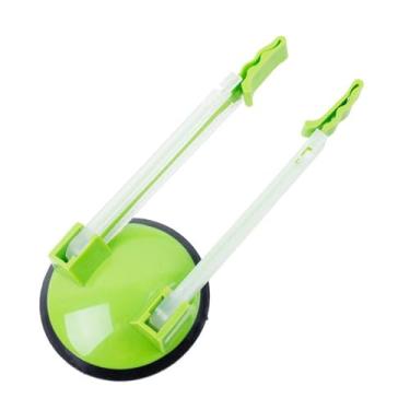 Imagem de Suporte de bolsa de congelador de base de borracha clipe ajustável para organizador de armazenamento de alimentos ferramenta de organização de preparação de alimentos
