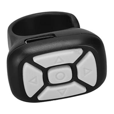 Imagem de Controle remoto Bluetooth para celular, controle remoto de obturador de câmera de selfie, para controle Tiktok para telefones e tablets, virar páginas, tirar fotos e vídeos, controlar o volume, pausar