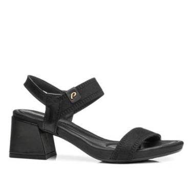 Imagem de Sandália Pegada Feminina em Elástico Preto 234301-04-Feminino