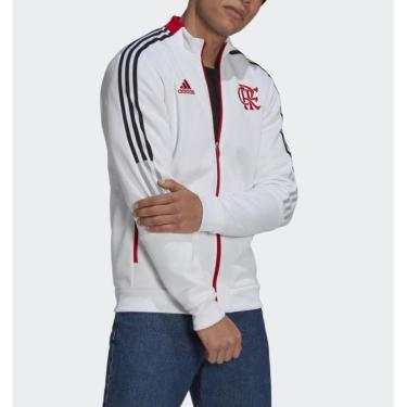 Imagem de Jaqueta Hino Flamengo Adidas Branca GR4292-Masculino