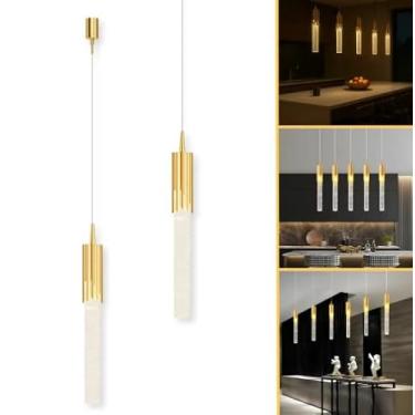 Imagem de Pendente De Led Cristal Vidro Escorrido 3 Em 1 Bivolt Sala