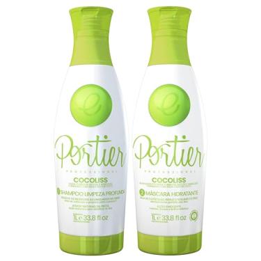 Imagem de Kit Shampoo e Máscara Cocoliss Portier 1000ml