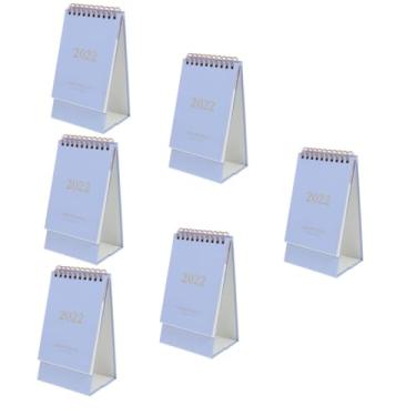 Imagem de EXCEART Calendário de mesa criativo, 6 peças, pequeno, simples, para escritório, cor perfeita para planejamento