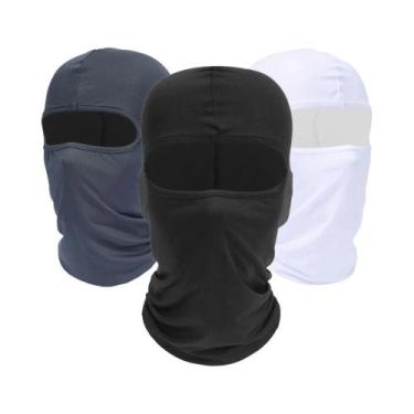 Imagem de Balaclava Masculina De Secagem Rápida Anti-UV Para Motocicleta, Máscar