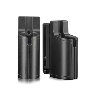 Imagem de ULTRAFIRE Suporte de lanterna para cinto de serviço, pacote com 2, coldre tático giratório MOLLE para lanternas de 2,7 a 3 cm de diâmetro, estojo de transporte de tocha tática com clipe de cinto para