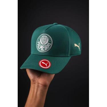 Imagem de  Boné Palmeiras  Verdão na cabeça 