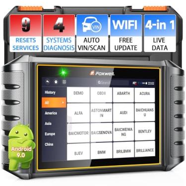 Imagem de Scanner 2025 FOXWELL NT716 OBD2 controle bidirecional 9+ redefinições ferramenta de digitalização ABS SRS leitor de código de diagnóstico do motor de transmissão WiFi atualização injetor codificação