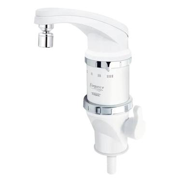 Imagem de Torneira Elétrica 4t De Balcão Elegance Branca - Fame Voltagem:220V - 6800w