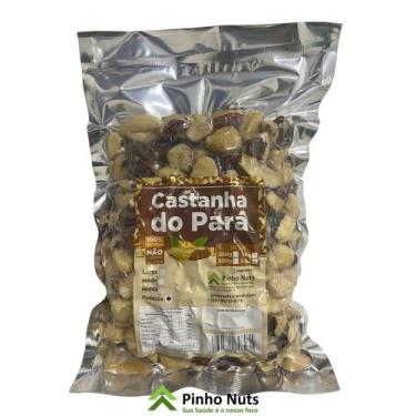 Imagem de Castanha do pará quebrada 01 kg. - pinho nuts
