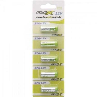 Imagem de Pilha Alcalina 12V 27A  C/5 Pilhas  Flex - Car / 5