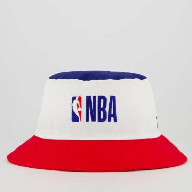 Imagem de CHAPÉU BUCKET NEW ERA NBA NBI24HEA004 BRANCO AZUL VERMELHO-Masculino