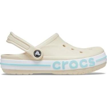 Imagem de Sandália Crocs Bayaband Clog Winter White/Multi-Unissex