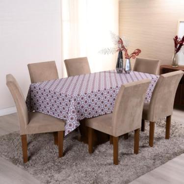 Imagem de Toalha de Mesa Estampa Digital Natal, Oxford, 8 Lugares, 2,50x1,40m, 100% Poliéster (Estampa 5)