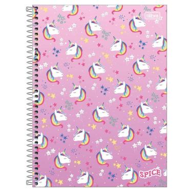 Imagem de Caderno Espiral Capa Dura Universitário Spice Feminino 192 Folhas 12 Matérias Tilibra Lilás