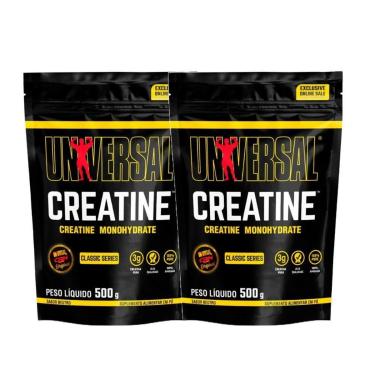 Imagem de Kit 2x Creatina Monohidratada 500g Refil - Universal Nutrition-Unissex
