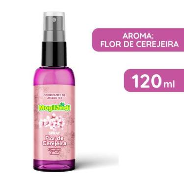 Imagem de Spray Aromatizante Ambiente Tecidos Flor Cerejeira 120ml Casa Perfumad