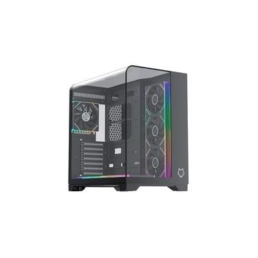 Imagem de Gabinete Gamer Husky Dome 700, 7 Fans ARGB, Vidro Temperado Frontal/Lateral, Water Cooler 360mm, ATX/M-ATX, USB 3.0 - HGN700PT
