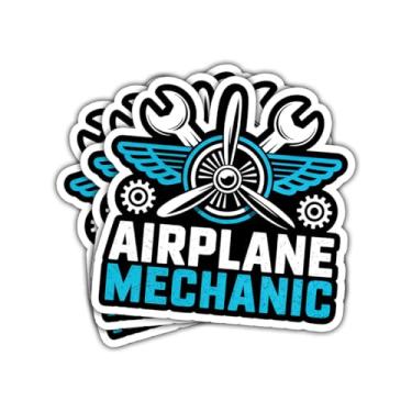 Imagem de Adesivo de vinil para mecânicos de avião, design de ferramentas de aviação, decalque de vinil para técnicos de aeronaves, pilotos, estudantes, engenheiros aeroespaciais, caixa de ferramentas, capacete