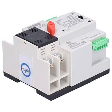 Imagem de WALFRONT Interruptor de Transferência Automática Ats 220v Ac Interruptor de Alimentação Duplo Equipamento de Controle de Distribuição de Energia 2p 100a Isolamento de Pc