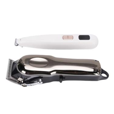 Imagem de Yinhing Kit de Tosquiadeira para Cães, Sem Fio, Silencioso, Aparador de Pelos de Animais de Estimação, Com Tela Led, Aço Inoxidável para Cães, Gatos, Cavalos, Gado, Patas, Orelhas e