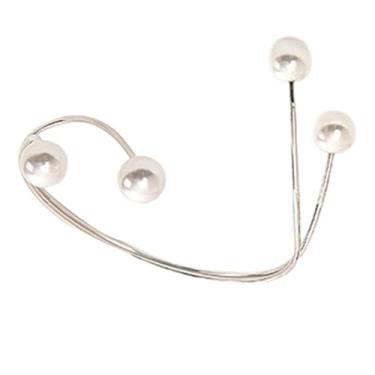 Imagem de Suportes para as Cortinas | Fixador para Cortinados Pérola | Suportes para Cortinas em Metal | para Apartamento, Casa, Hotel, Sala de Estar, Quarto, Portas, Berçário, Escritório, Restaurante