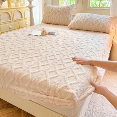 Imagem de Lençol de pelúcia, capa de colchão, fronha, protetor de colchão, ultramacio, antiestático, antibolinhas, para quartos principais e de hóspedes - curry||200 x 220 cm