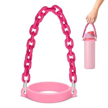 Imagem de BKBY Alça de alça de garrafa de água compatível com Owala Smoothsip Slider Caneca de café e garrafa de água Owala Freesip 680 g 947 g 1,134 g, suporte de acrílico forte seguro para corrida, corrida