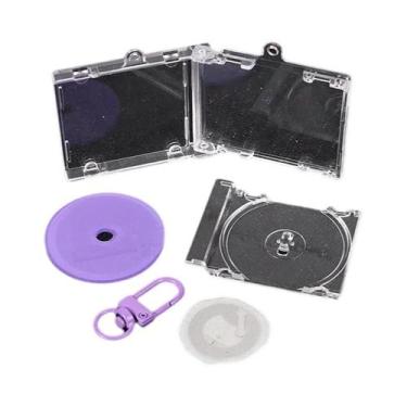 Imagem de Mini Estojo Para CD Chaveiro Porta-Chaves Álbum Comemorativo DIY Pinge