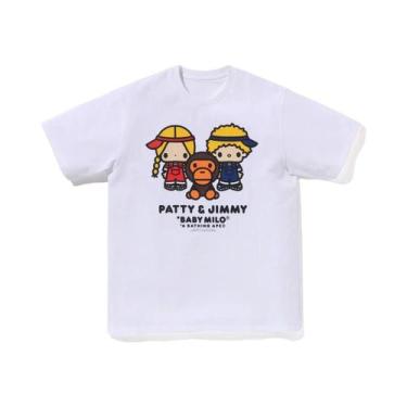 Imagem de Camiseta Unissex Hello Kitty Sanrio Clássica Com Estampa De Letras Em 