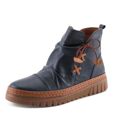 Imagem de Spring Step Botas de couro VANDIS | Chique e Confortável, Azul marino, 6.5-7