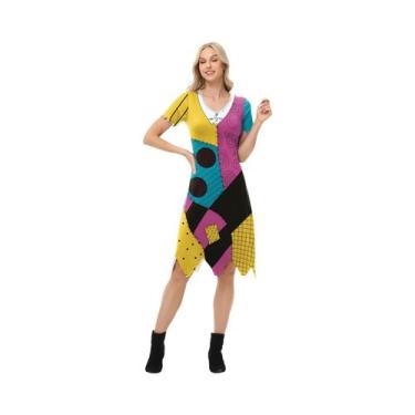 Imagem de Fantasia De Halloween Cosplay Vestido Sally Do Pesadelo Antes Do Natal