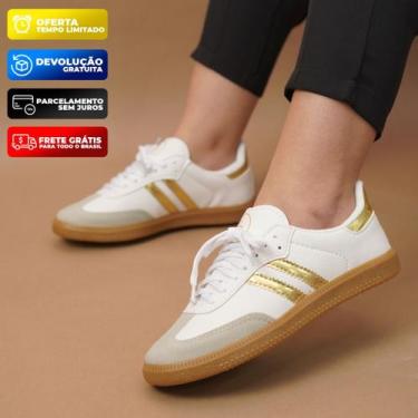 Imagem de Tênis Feminino Casual Retrô Vintage Perfeito para o Dia a Dia - ZAREIA