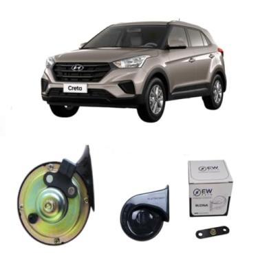 Imagem de BUZINA AUTOMOTIVA CARACOL COM CONECTOR 2 PINOS (UNITÁRIA) PARA CRETA 2017 > 2021 - TIGER AUTO