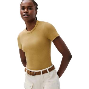 Imagem de Blusa Hering Feminina Manga Curta Slim Em Ribana-Feminino