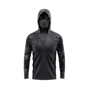 Imagem de Camisa De Pesca Masculina Leve Com Proteção UV E Respirável Para Verão