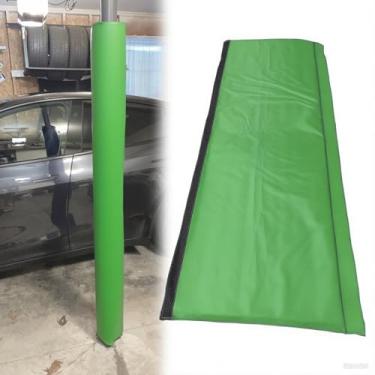 Imagem de Almofadas de mastro Gara vermelho verde azul - proteção de porta de veículo de 2, 3, 4 pés, acolchoamento de porão comercial e doméstico, almofada de impacto de coluna de cesta de basquete, capas de