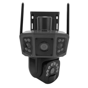 Imagem de Bateria de Lentes Duplas de Energia Solar Em 4K, Câmera de Vigilância Com Detecção Humana para Segurança Doméstica