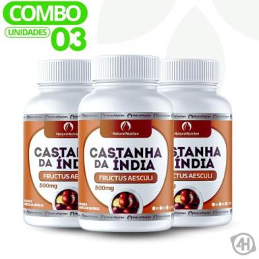 Imagem de Suplemento Vegano Castanha da Índia 300cps de 500mg Cada - Natural Nut